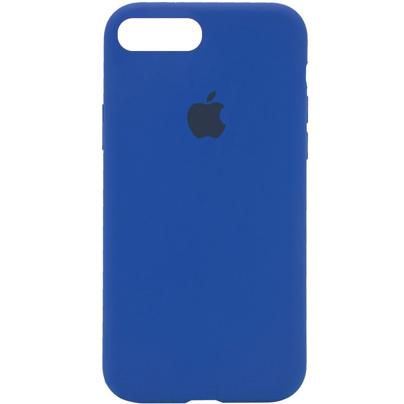 Silicone Case Full Protective (AA) для iPhone 7 plus / 8 plus (5.5") (Royal Blue)-0