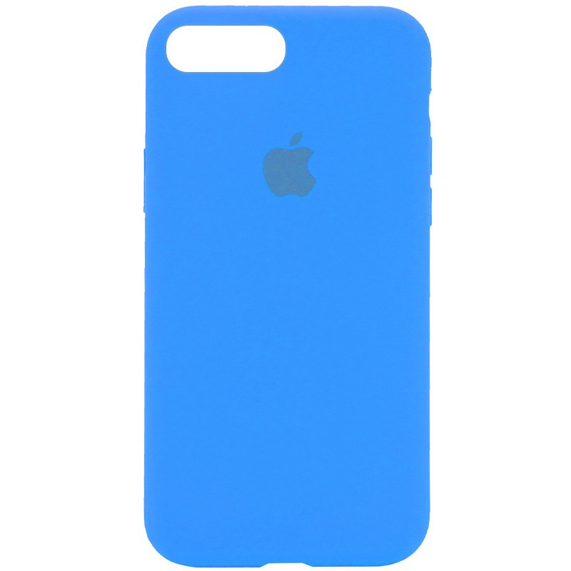Silicone Case Full Protective (AA) для iPhone 7 plus / 8 plus (5.5") (Blue)-0