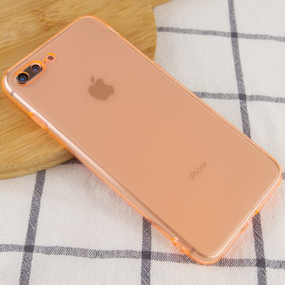 Накладка Matte Camera для iPhone 7 plus / 8 plus (5.5") (Orange)-1