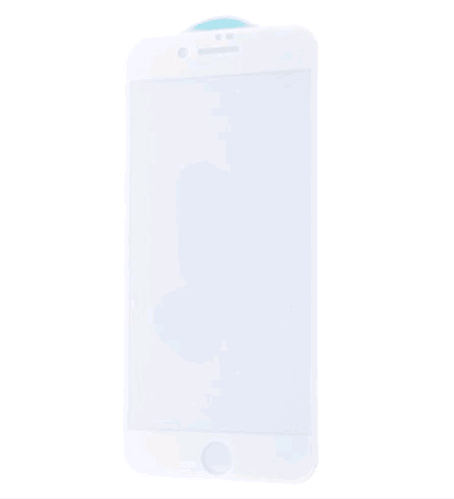 Захисне скло 6D UA Full lGlue для Iphone 7 Plus/8 Plus з білою рамкою-0