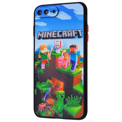 Накладка Game Heroes для IPhone 7 Plus/8 Plus  Майнкрафт-0