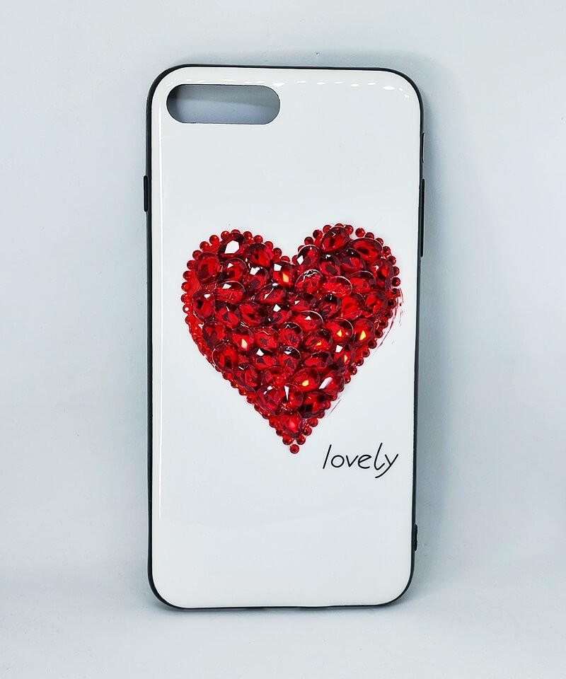 Накладка Heart для IPhone 7 Plus/8 Plus біла-0