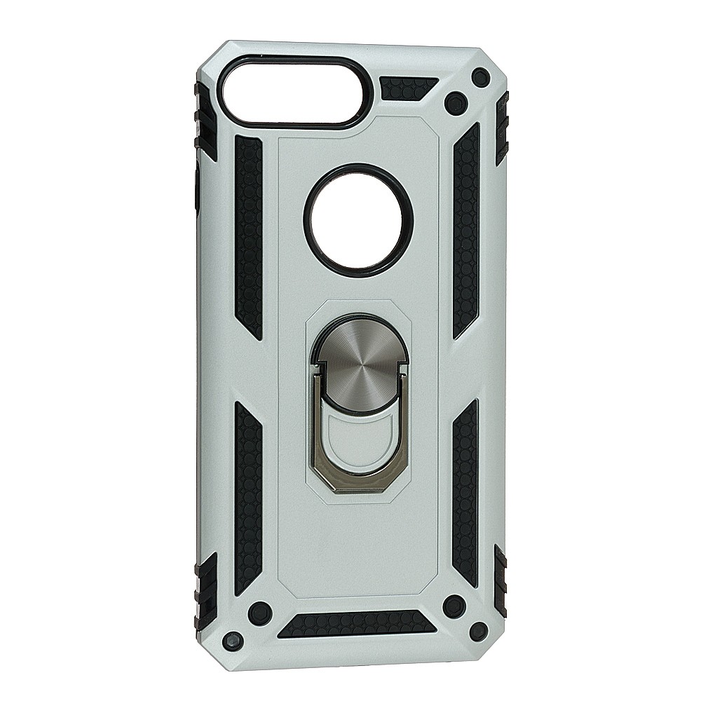Накладка під магнітний тримач Serge Ring для Iphone 7+/8+ (Сріблястий)-0