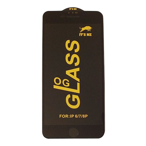 Захисне скло OG Glass для iPhone 6+ / 7+ / 8+ (Чорний)-0