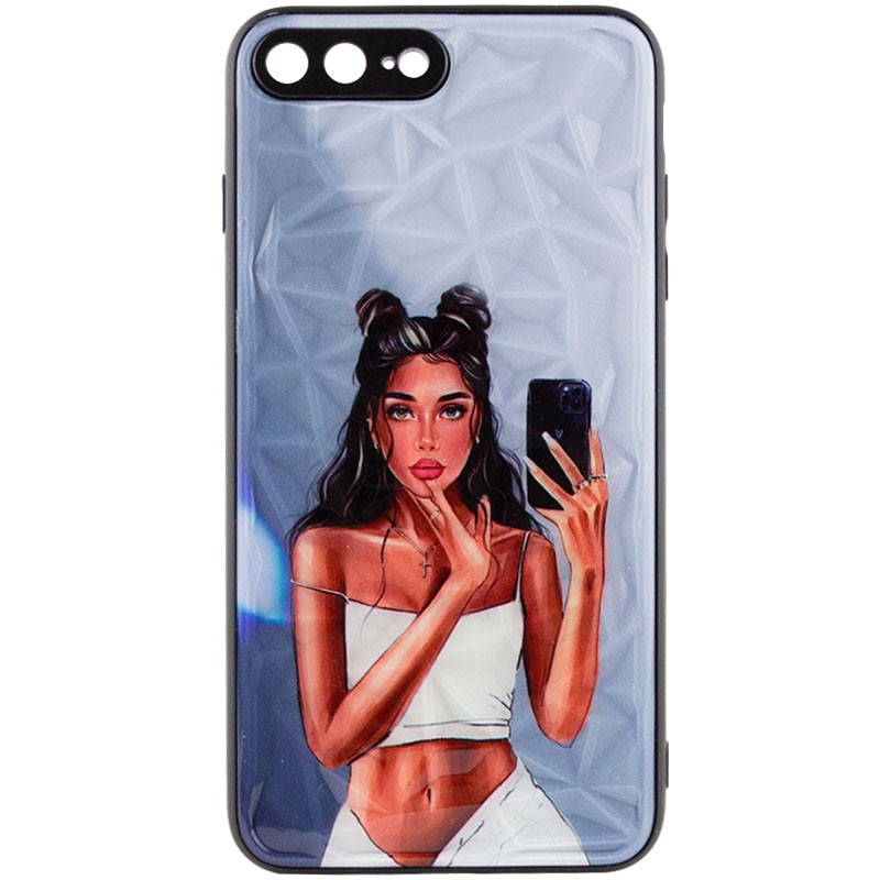Накладка Ladies Camera для Iphone 7 Plus/8 Plus Black in white-0