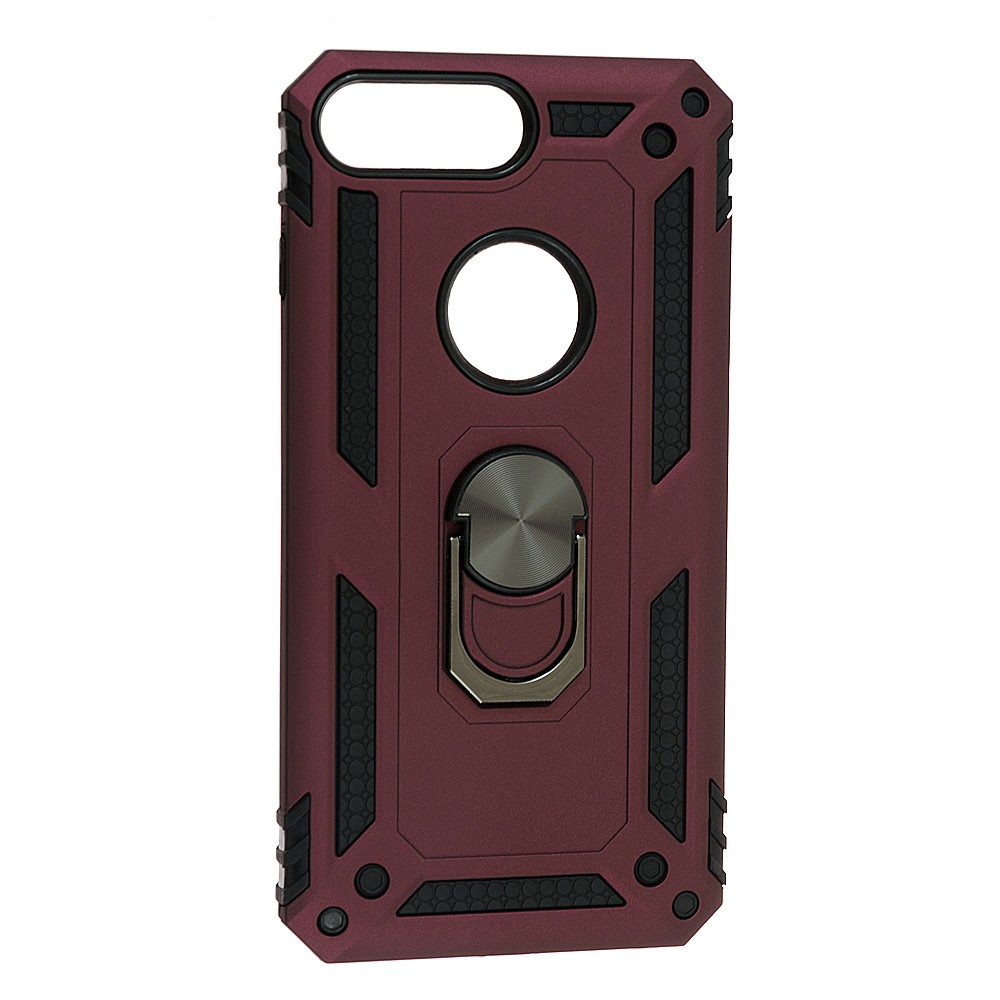 Накладка під магнітний тримач Serge Ring для Iphone 6+/7+/8+ (Bordo)-0