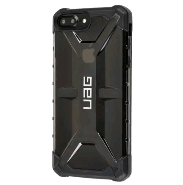 Накладка UAG для iPhone 7 Plus/8 Plus (Прозорий, чорний)-0
