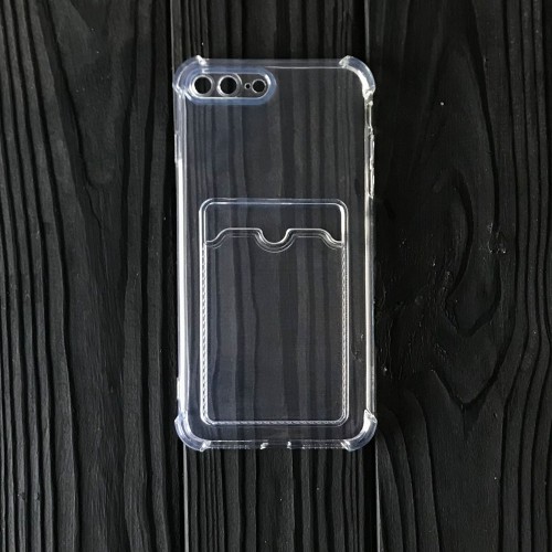 Накладка WXD Space Card Pocket для Iphone 7 Plus/8 Plus (силікон)-0