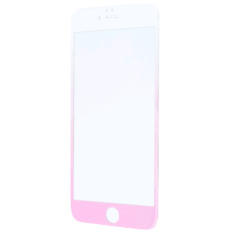Захисне скло Rubber 3D для iPhone 7 Plus/8 Plus (Pink)-0