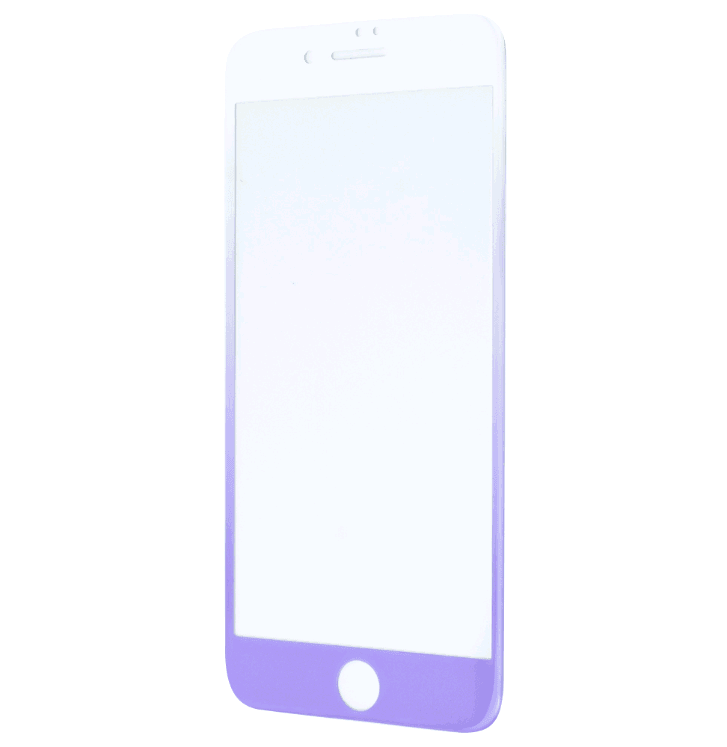 Захисне скло Rubber 3D для iPhone 7 Plus/8 Plus (Violet)-0