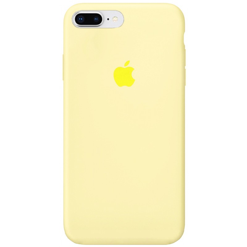 Silicone Case Full Protective (AA) для iPhone 7 plus / 8 plus (5.5") (Mellow Yellow)-0