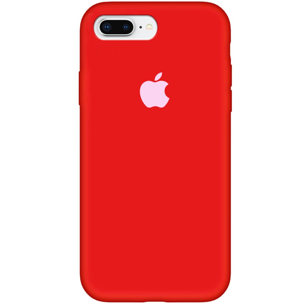 Silicone Case Full Protective (AA) для iPhone 7 plus / 8 plus (5.5") (Dark Red)-0