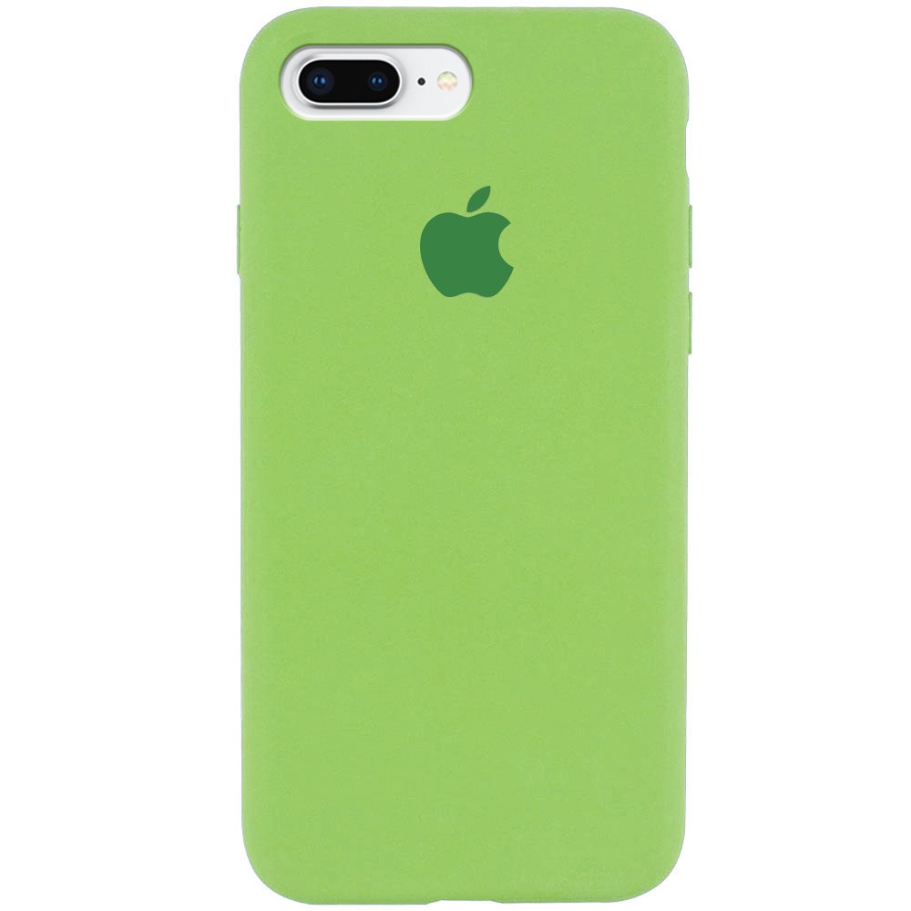 Silicone Case Full Protective (AA) для iPhone 7 plus / 8 plus (5.5") (Mint)-0