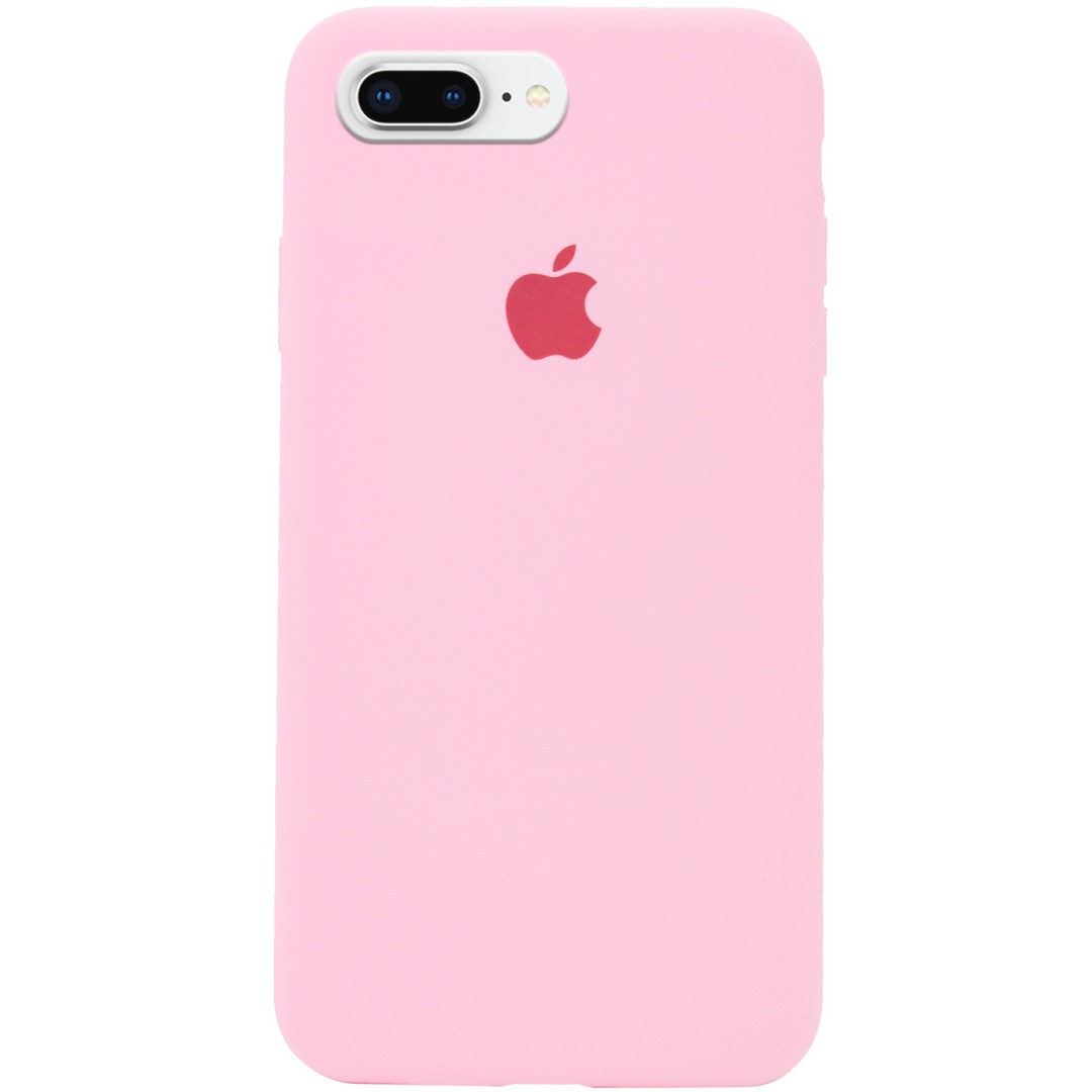 Silicone Case Full Protective (AA) для iPhone 7 plus / 8 plus (5.5") (Light Pink)-0