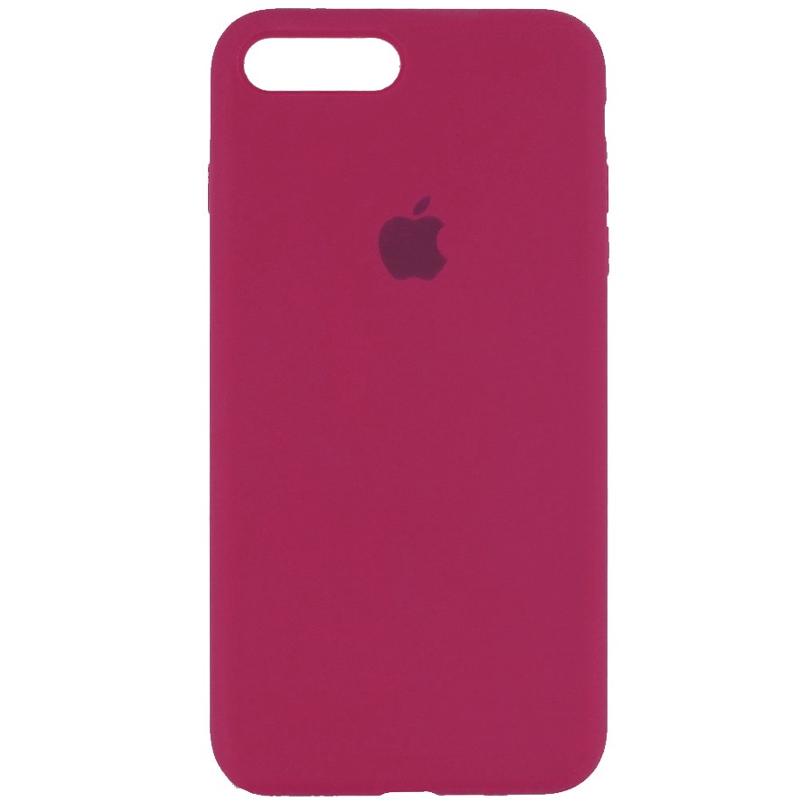 Silicone Case Full Protective (AA) для iPhone 7 plus / 8 plus (5.5") (Rose Red)-0