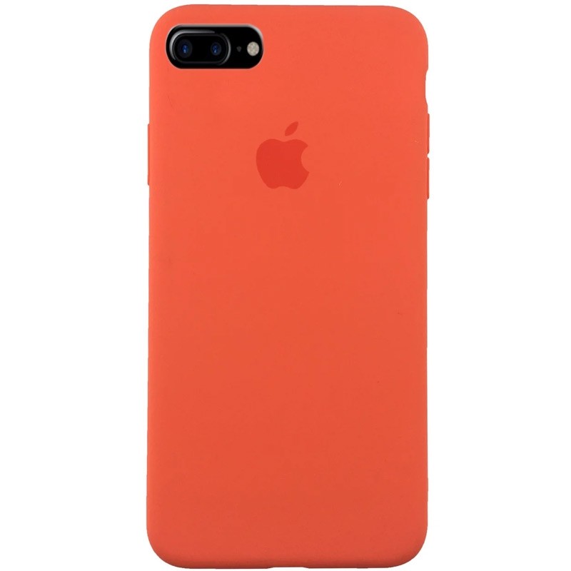 Silicone Case Full Protective (AA) для iPhone 7 plus / 8 plus (5.5") (Orange)-0