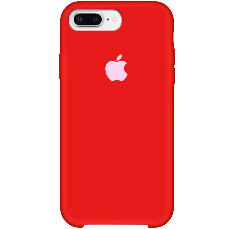 Silicone Case (AA) для iPhone 7 plus / 8 plus (5.5") (Dark Red)-0