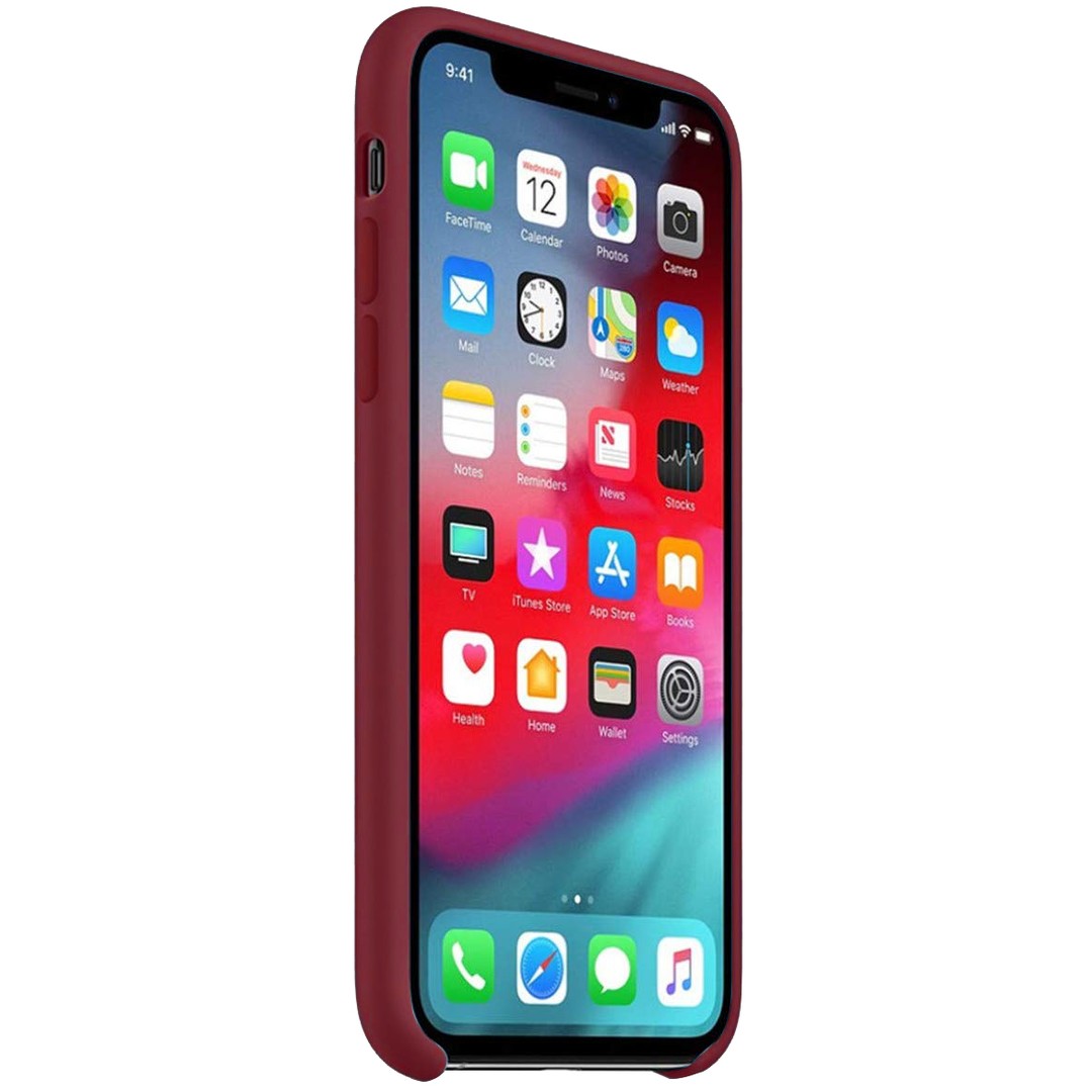 Silicone Case (AA) для iPhone 7 plus / 8 plus (5.5") (Maroon)-2