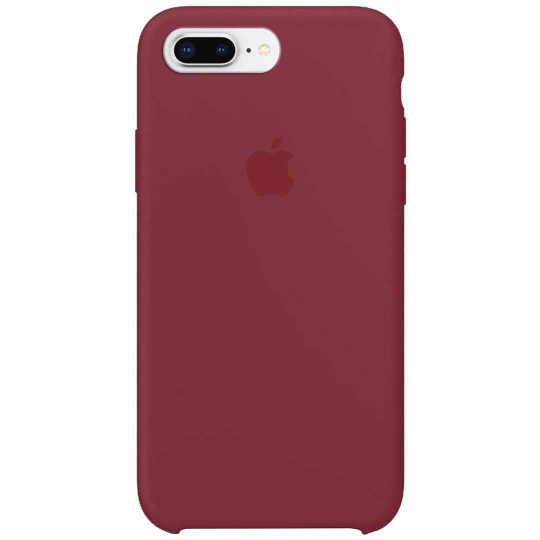 Silicone Case (AA) для iPhone 7 plus / 8 plus (5.5") (Maroon)-0