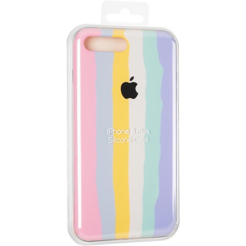 Rainbow Silicone Case iPhone 7 Plus/8 Plus Marshmellow-3