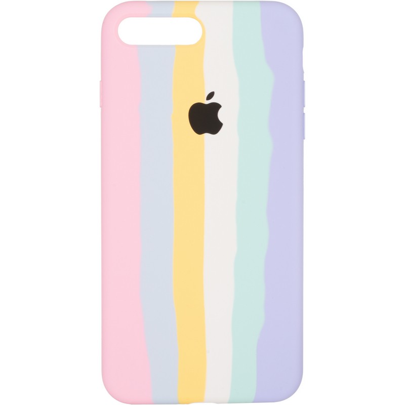 Rainbow Silicone Case iPhone 7 Plus/8 Plus Marshmellow-0