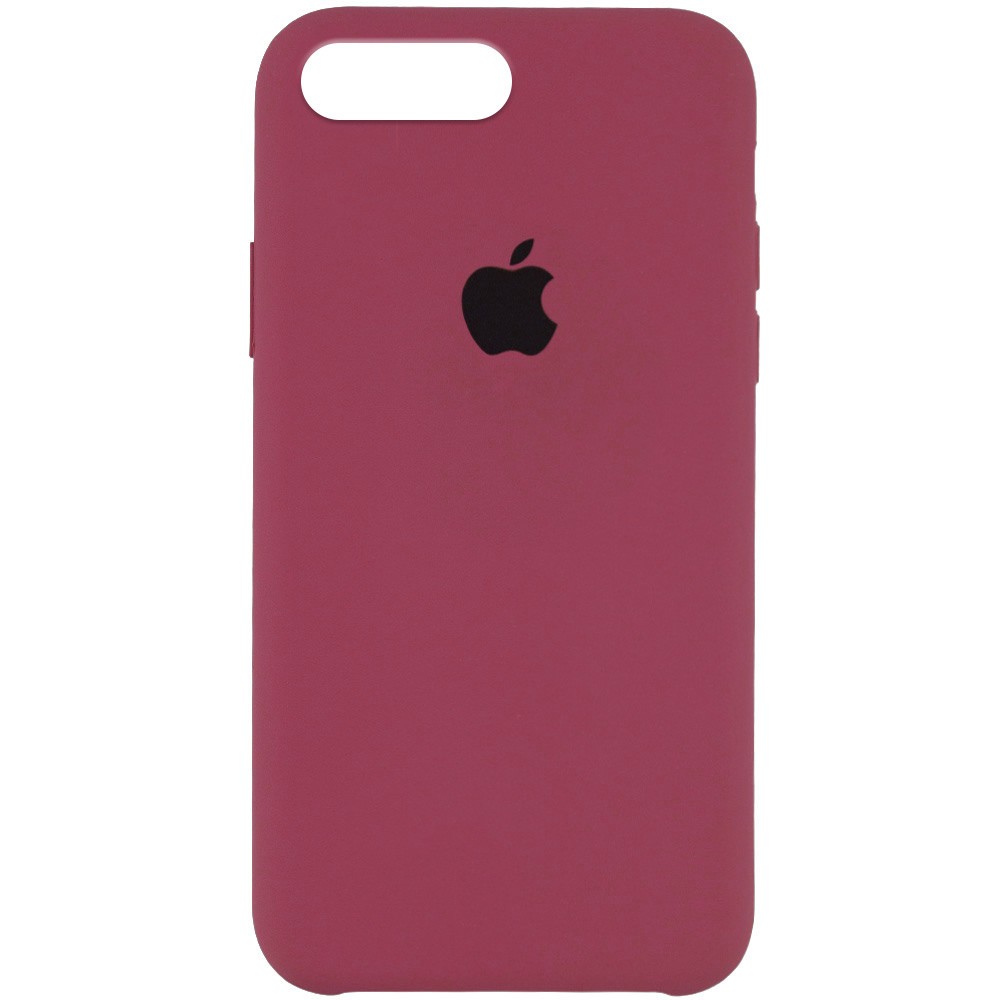 Silicone Case (AA) для iPhone 7 plus / 8 plus (5.5") (Rose Red)-0