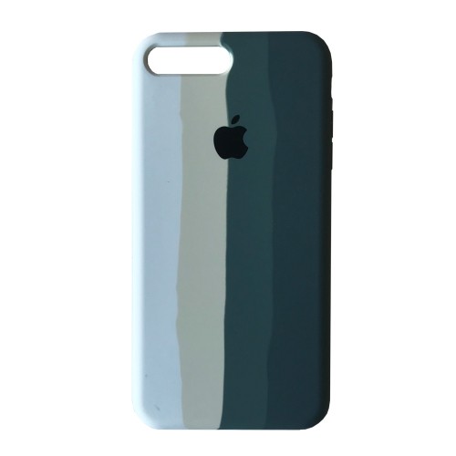 Rainbow Silicone Case iPhone 7 Plus/8 Plus (Green)-0