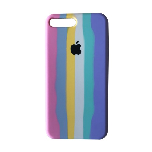 Rainbow Silicone Case iPhone 7 Plus/8 Plus (Candy)-0