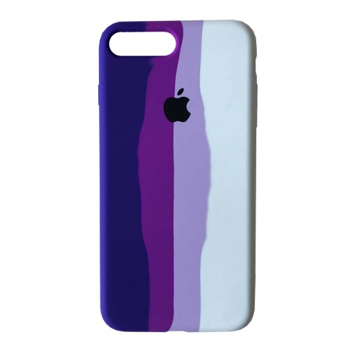 Rainbow Silicone Case iPhone 7 Plus/8 Plus Lillac-0