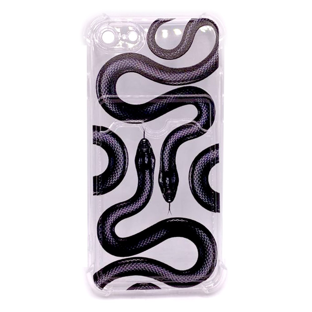 Накладка Space Card Pocket Image для Iphone 7/8/SE 2020 змії-0