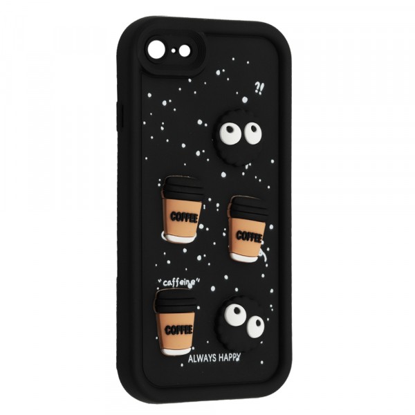 Чохол Pretty Toys для IPhone 7 / 8 /SE 2020 (Black/Always Happy)-0