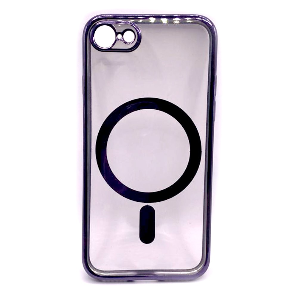 Накладка SHINING MagSafe для iPhone 7/8/SE 2020  (Темно фіолетовий)-0