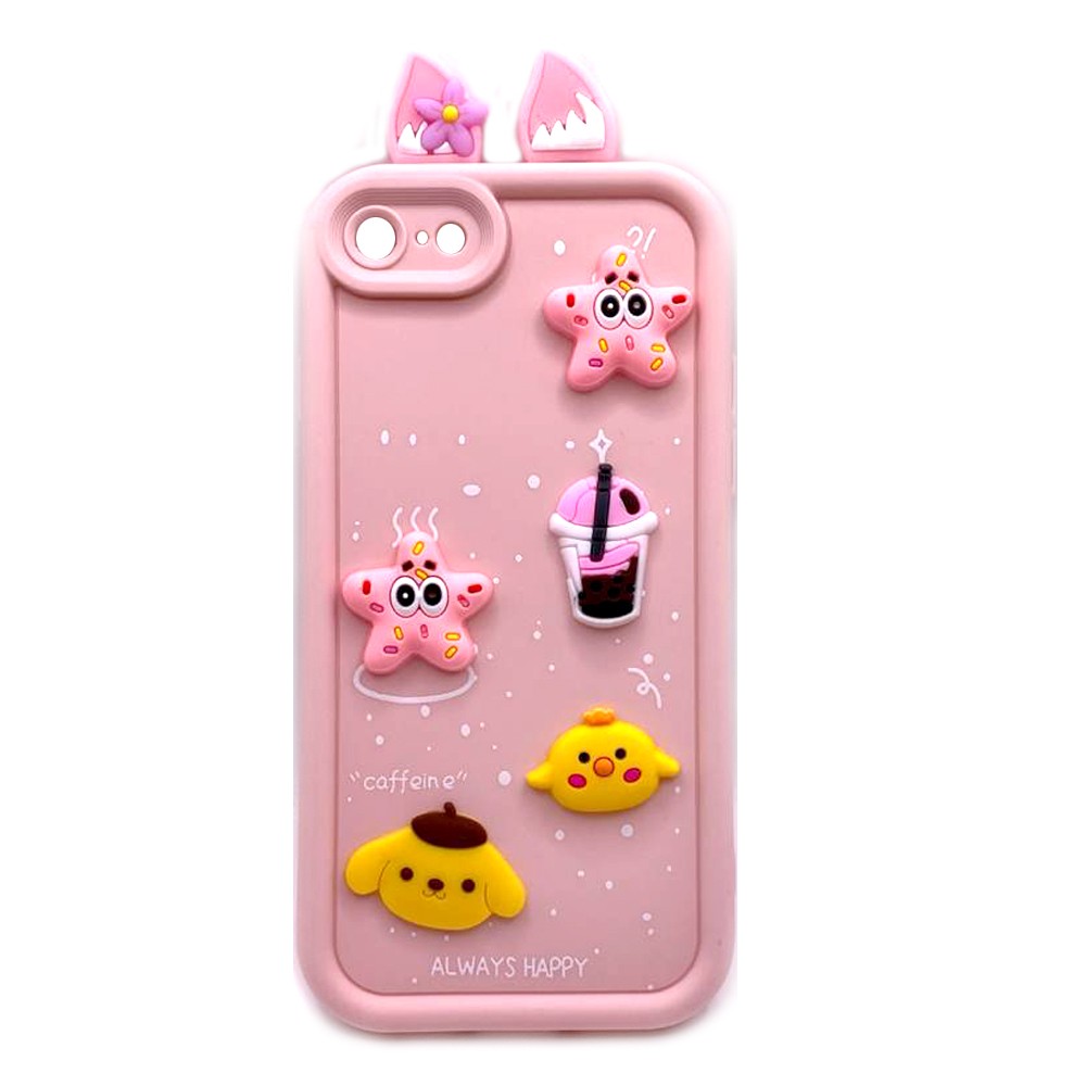 Чохол Pretty Toys with Ears для iPhone 7/8/SE 2020 / 2022 (Light Pink)-0