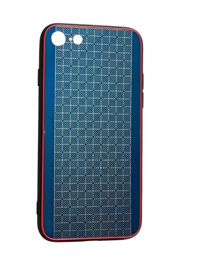 Накладка Gelius Metal Plating для iPhone 7/8   синя-0