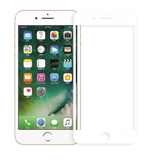 Захисне скло DK 9K Full Glue Blue Light для iPhone 7/8 Plus біле-0