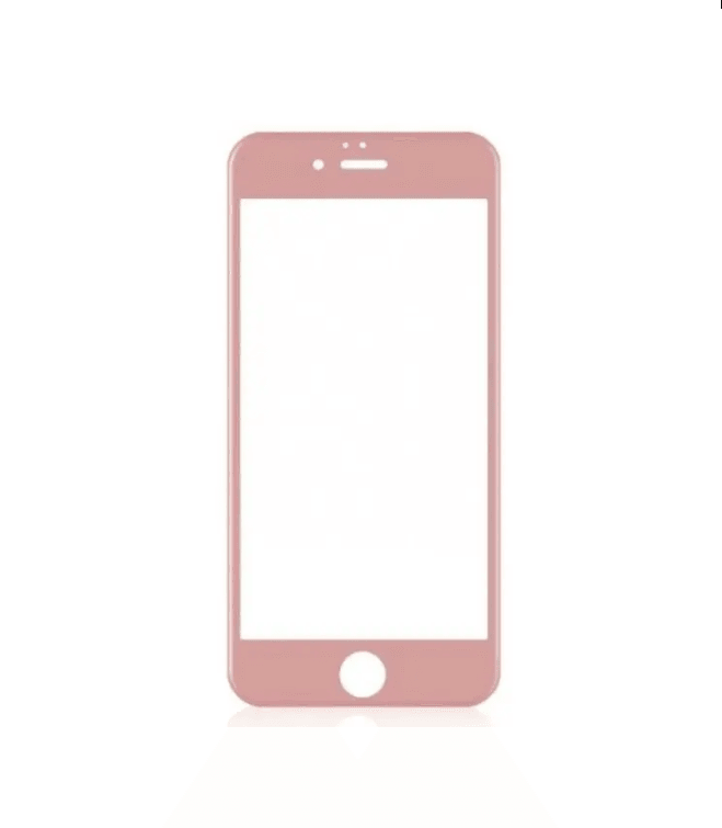 Захисне скло 4D для  iPhone 7 / 8 / SE 2020 рожеве золото-0