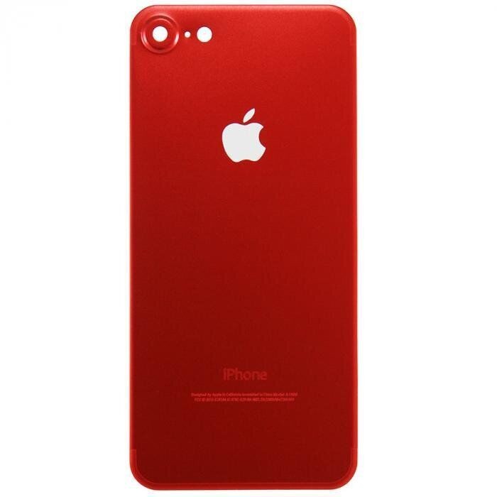 Захисне скло 4D Metal Back для iPhone 7/8/SE 2020 червоне-0