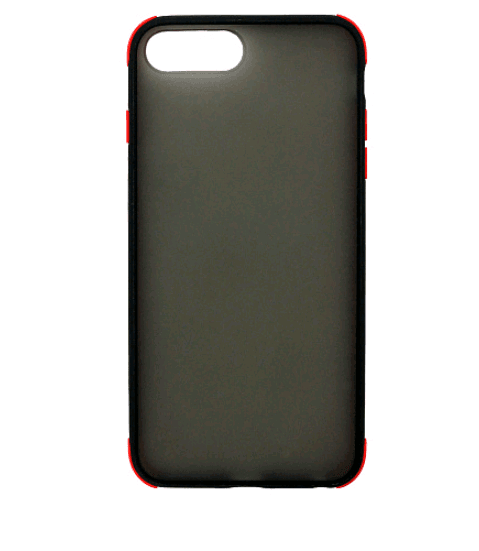 Накладка Gingle для iPhone 7/8 чорно-червона-0
