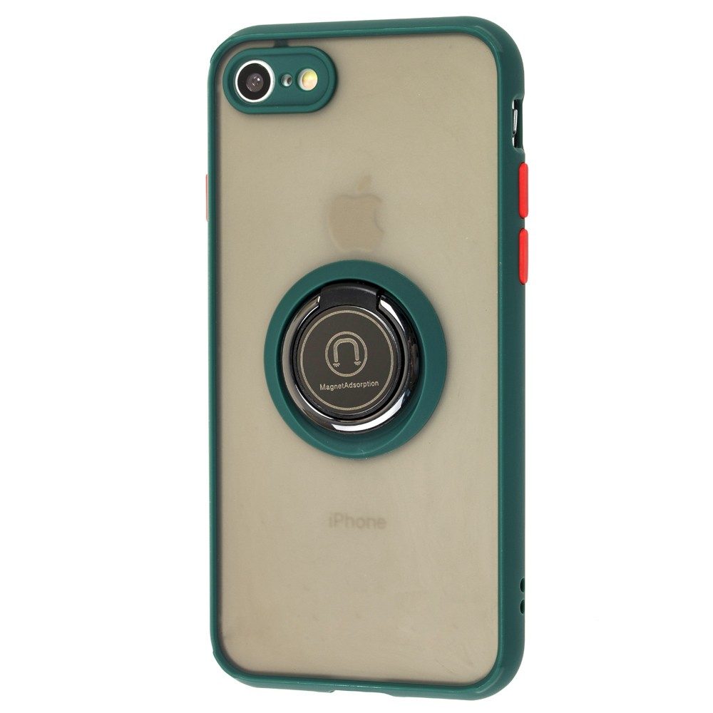 Чохол Deen ColorEdgingRing для iPhone 7/8/SE (2020) оливковий-0