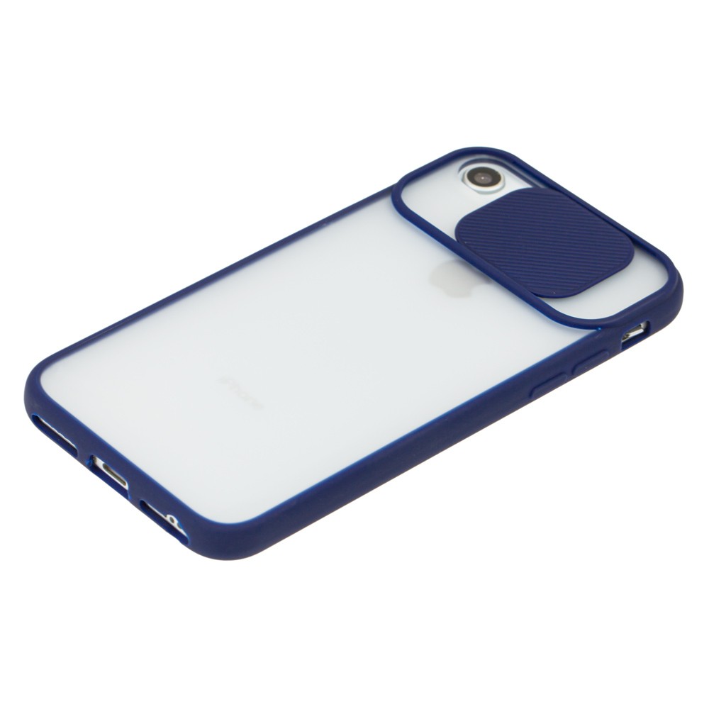 Накладка Camshield mate TPU для IPhone 7/8/SE 2020 синя шторка-2