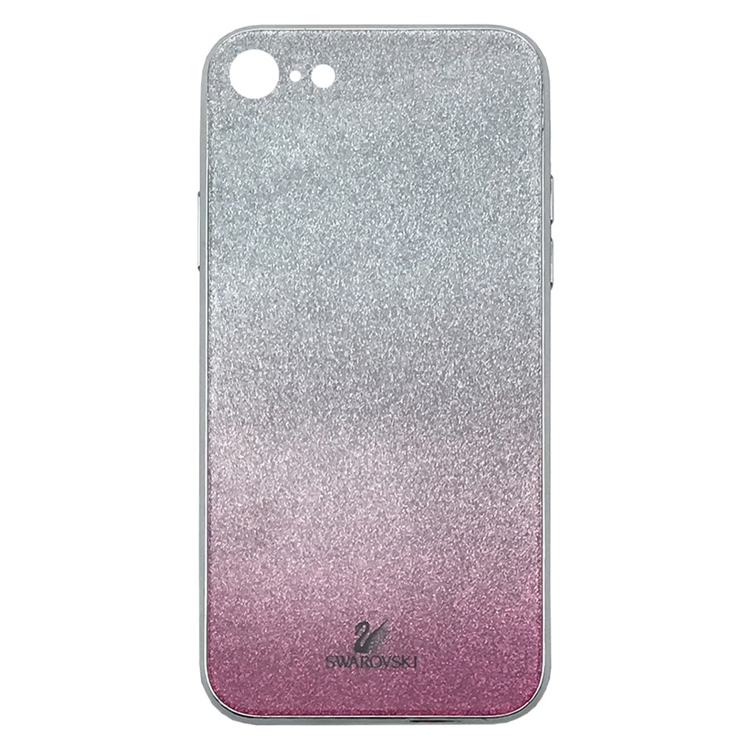 Накладка Glass SW для IPhone 7/8/SE 2020 рожева-0