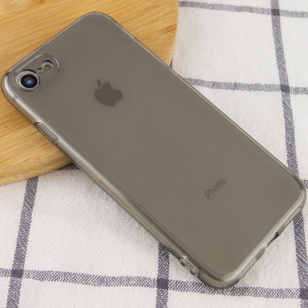 Накладка Matte Camera для iPhone 7 / 8 / SE (2020) (4.7") (Black)-1