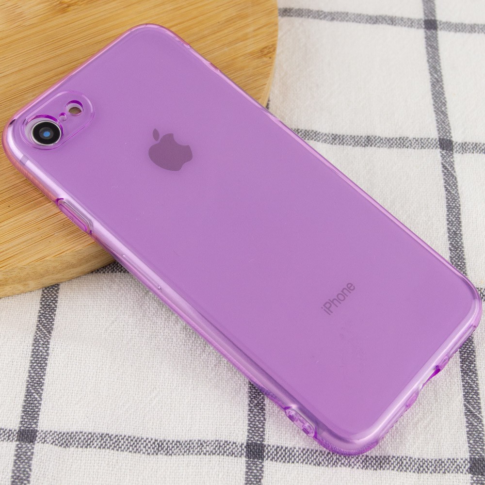 Накладка Matte Camera для iPhone 7 / 8 / SE (2020) (4.7") (Lilac)-1