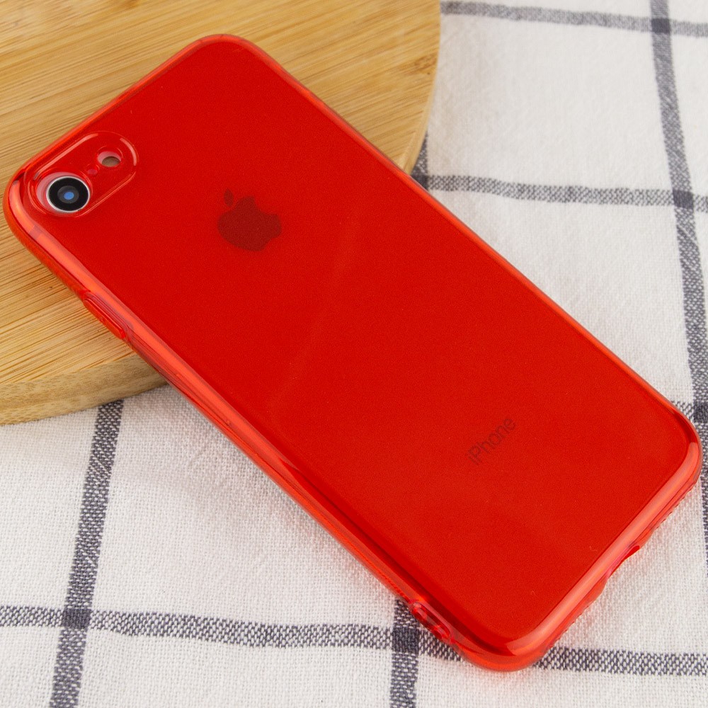 Накладка Matte Camera для iPhone 7 / 8 / SE (2020) (4.7") (Red)-1
