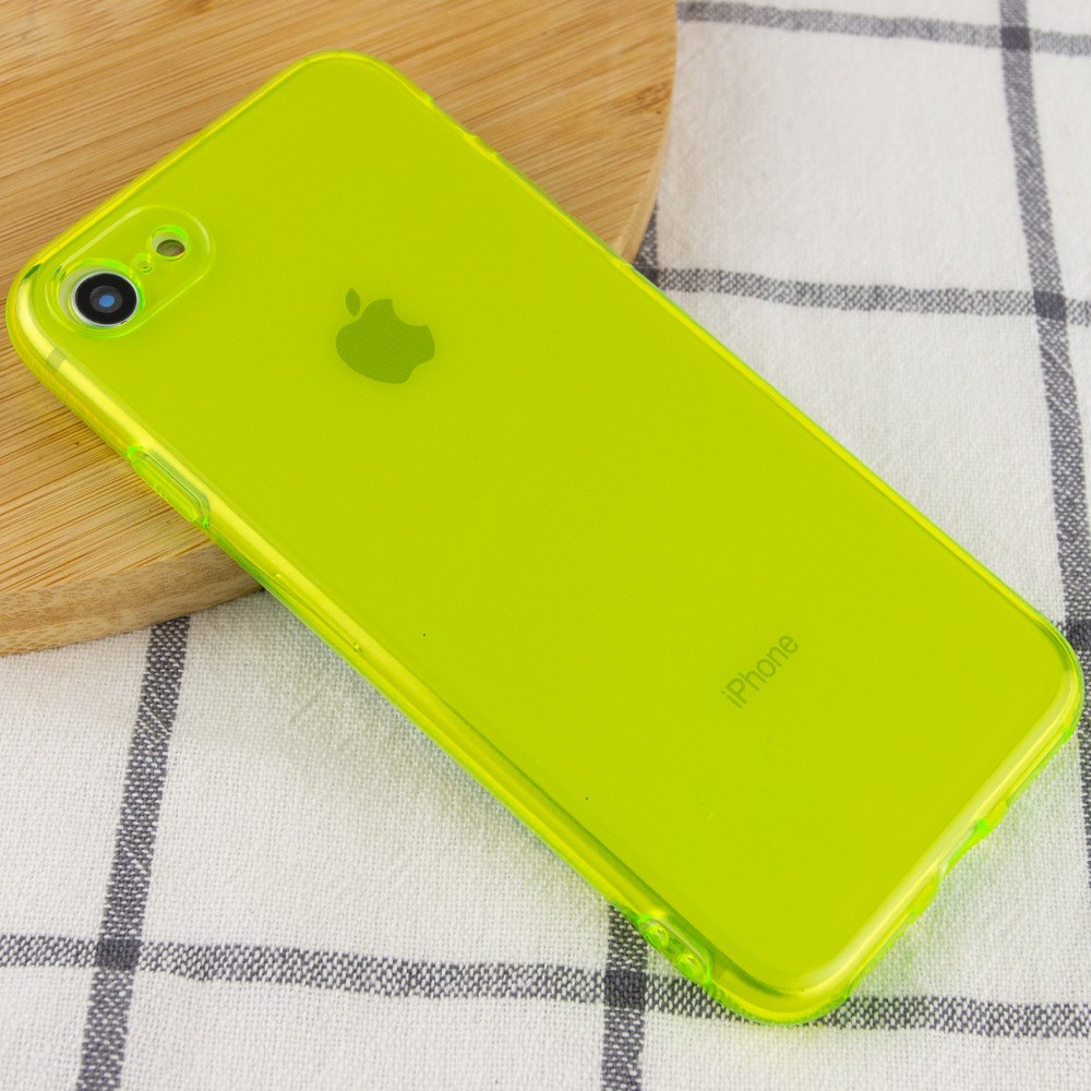 Накладка Matte Camera для iPhone 7 / 8 / SE (2020) (4.7") (Light Green)-1
