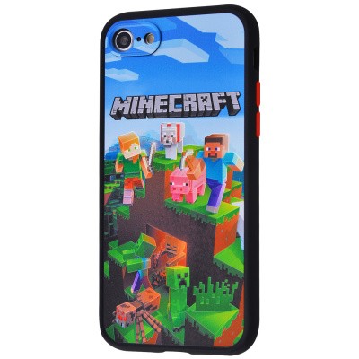 Накладка Game Heroes для IPhone 7 /8/ SE 2020 Майнкрафт-0