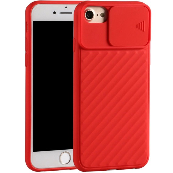 Накладка Camshield для Iphone 7/8/SE 2020 червона-0