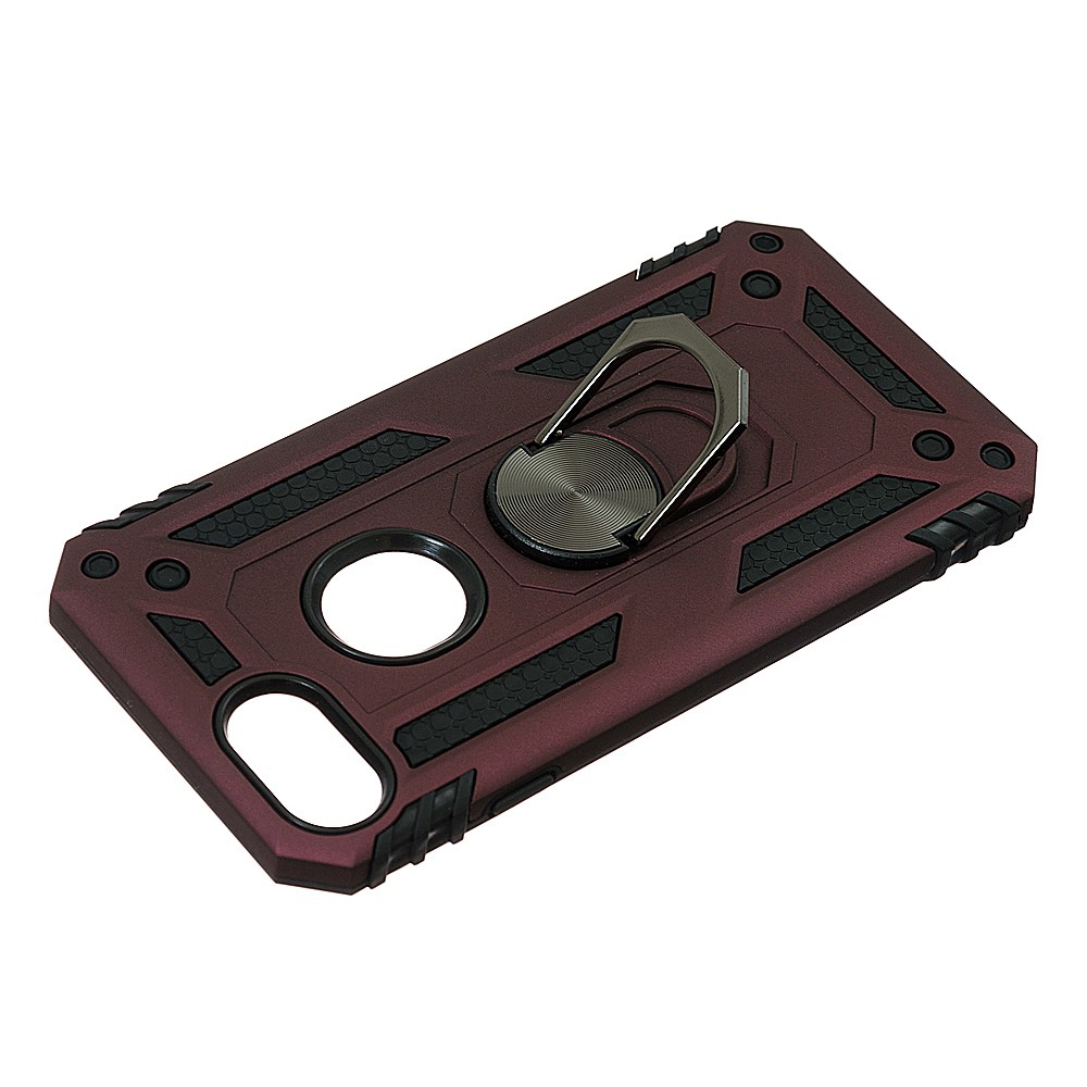 Накладка під магнітний тримач Serge Ring для Iphone 6/7/8/se 2020 (Коричневий)-1