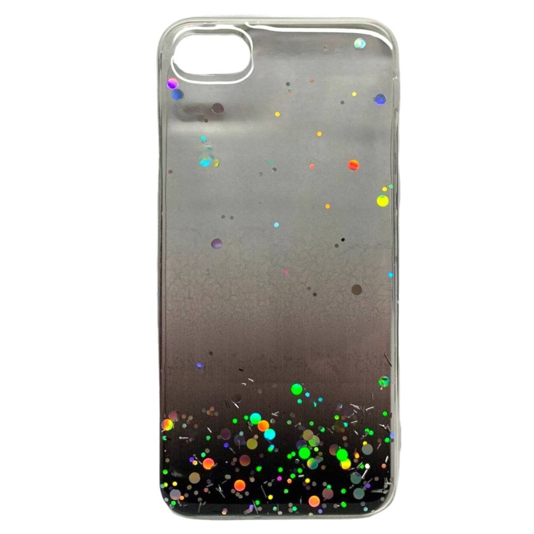 Накладка Star Glitter для Iphone 7/8/SE 2020 Чорна-0