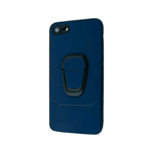 Накладка EQE Leather для IPhone 7/8/SE 2020 синя-0